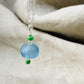 Light Blue Sea Glass Necklace