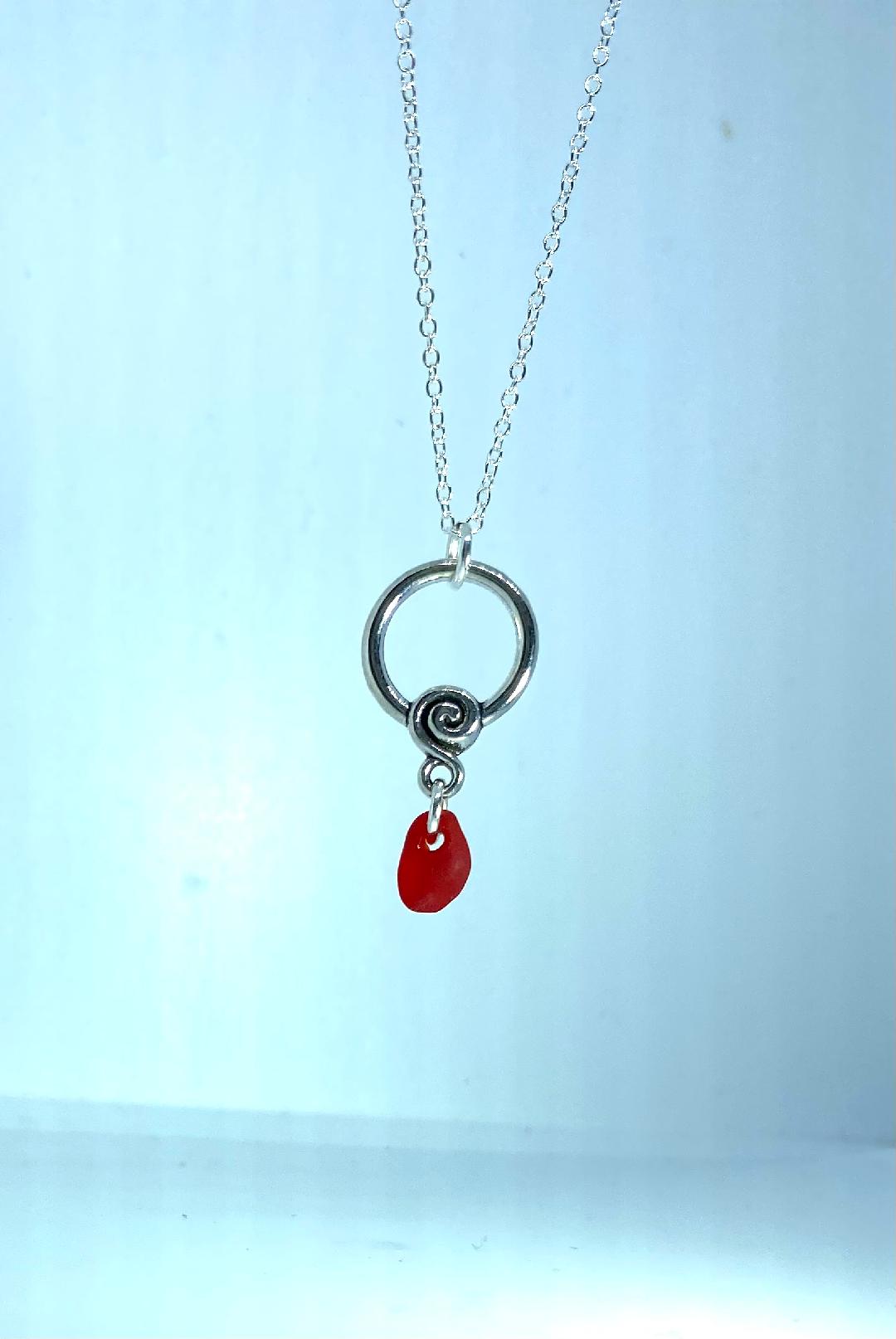 redseaglassnecklace1coastalshoredesigns 4norfolk