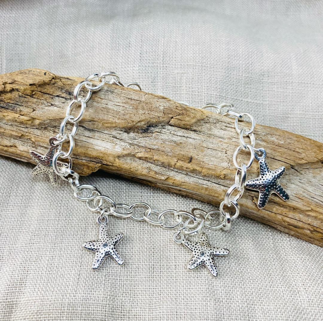 Starfish Charm Bracelet