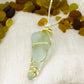 Seafoam Colour Sea Glass Necklace